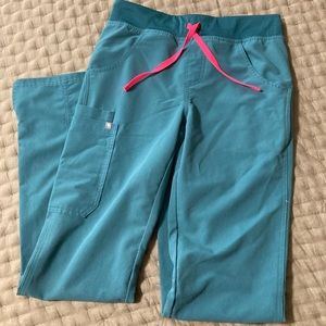 Figs hydrogen green Kade cargo pants - XS Tall